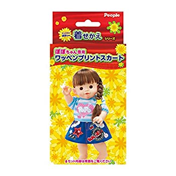 【中古-非常に良い】ぽぽちゃん 着せ替え ワッペンプリントスカート