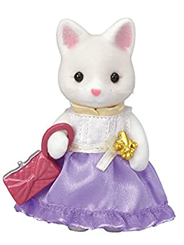 【未当て嵌める】【中古】シルバニアファミリー 町続きもの 地絹猫のおうしろ帯 3.8x3.1x7.9糎 TVS-03