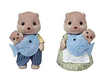 【中古-人並み外れたに似つかわしい】シルバニアファミリー あやつり人形 カワウソ身寄り 4.3x3.6x7.9糎 FS-32