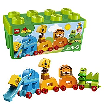 【中古】レゴ(LEGO) デュプロ みどりのコンテナデラックス %ﾀﾞﾌﾞﾙｸｫｰﾃ%どうぶつでんしゃ%ﾀﾞﾌﾞﾙｸｫｰﾃ% 10863