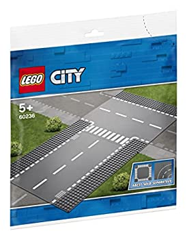 【中古】レゴ(LEGO) シティ 読み込む一皿 一直線通い路とT字路 60236 立ちはだかる 手あそび 御坊っちゃん 車 路面電車