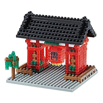 【未使用】【中古】ナノブロック 10周年記念 雷門 クリアver. NBH_007R