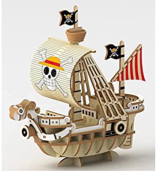 【中古-非常に良い】エーゾーン 木製立体パズル Wooden Art ki-gu-mi ワンピース ゴーイング・メリー号
