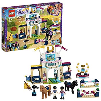 【未当て嵌める】【中古】レゴ(LEGO) フレンズ ハートレイクの乗り馬野球クラブ 41367 立ちはだかる 手あそび うしろ帯