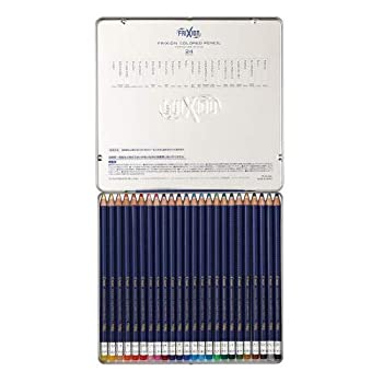 【未使用】【中古】パイロット こすると消える色鉛筆 フリクションカラードペンシル 24色セット PF-4S-24C