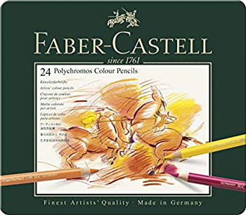 【中古-非常に良い】ファーバーカステル ポリクロモス色鉛筆 24色 缶入110024 [日本正規品]