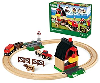 【中古-人並み外れたに似つかわしい】BRIO (ブリオ) WORLD 農園軌跡仕掛ける [ 木製軌跡 手あそび ] 33719