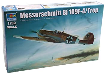 【未使用】【中古】トランペッター 1/32 ドイツ軍 メッサーシュミット Bf109F-4/Trop プラモデル