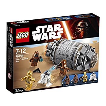 【未当て嵌める】【中古】レゴ スター・ウォーズ ドロイドの逃げ失せるポッド 75136