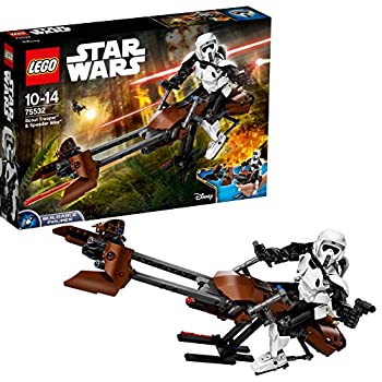 【未当て嵌める】【中古】レゴ(LEGO)スター・ウォーズ スカウト・トルーパー? \u0026 スピーダー・バイク 75532