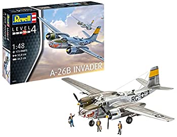 【中古-非常に良い】ドイツレベル 1/48 アメリカ陸軍 A-26B インベーダー プラモデル 03921