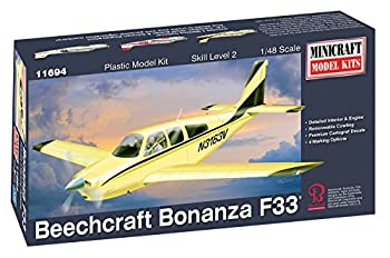 【中古-非常に良い】ミニクラフト 1/48 ビーチクラフト ボナンザ F-33 プラモデル MC11694｜ムジカ＆フェリーチェ店