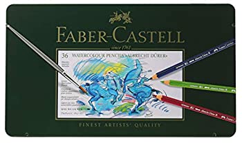 【中古-非常に良い】ファーバーカステル アルブレヒト デューラ水彩色鉛筆 36色 缶入 117536 [日本正規品]