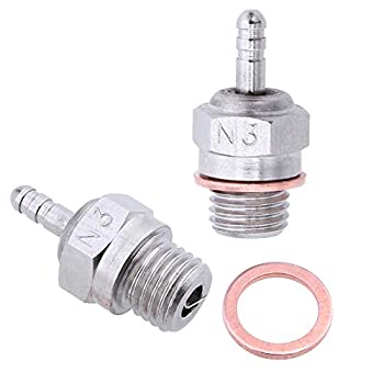 【中古-非常に良い】HobbyPark２個入れＮ３グロープラグ（Glow Plug ）ニトロエンジンパーツ Traxxas Kyosho HSP HPI 1：8 1:10 ラジコンカー ＲＣカー バギーとトラ｜ムジカ＆フェリーチェ店