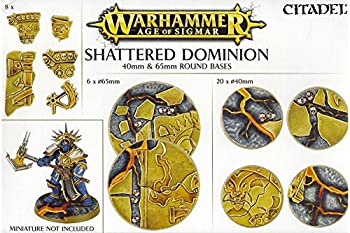 【中古】WARHAMMER AOS： SHATTERED DOMINION： 65 ＆ 40MM ROUND
