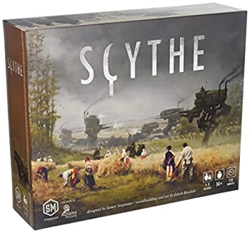 【未当て嵌める】Stonemaier Games Scythe Board Game - 発動機営造物、1-5電気蓄音機、14歳+、薄墨色