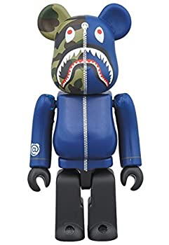 【未使用】【中古】1st CAMO SHARK BE@RBRICK 100％ NAVY