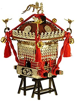 【中古-非常に良い】童友社 1/8 江戸神輿 茶塗り赤紐 プラモデル