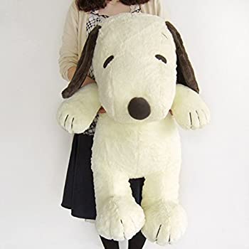 【中古-非常に良い】ピーナッツ ハグハグ ぬいぐるみ 2Lサイズ スヌーピー モカ 座高55cm 077448-15|ムジカ&フェリーチェ店