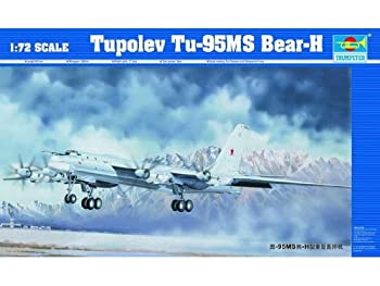 【中古-非常に良い】トランペッター 1/72 ソビエト軍 TツポレフTu-95MSベアーH プラモデル