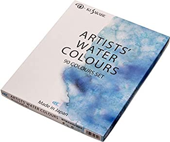 【未当て嵌める】【中古】クサカベ 澄み切った水彩画えの具 90色書き割り 5ml(2号)