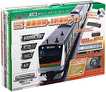 【中古-非常に良い】KATO Nゲージ スターターセットスペシャル E233系 上野東京ライン 10-026 鉄道模型入門セット