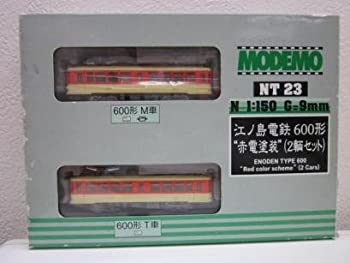 【未使用】【中古】Nゲージ NT23 江ノ島電鉄600型 赤電塗装 2輌セット|ムジカ&フェリーチェ店