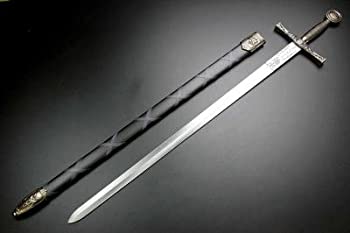 【未使用】【中古】模造刀剣（装飾品）　洋剣　4170NQ　アーサー王スオード　ザ・エクスキャリバー　シルバー