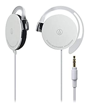 【未使用】【中古】audio-technica イヤフィットヘッドホン 耳掛け ホワイト ATH-EQ300M WH