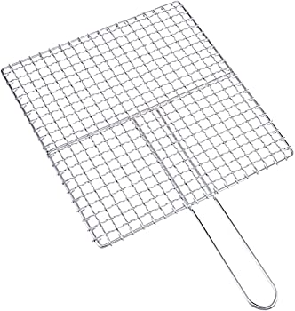 【中古-非常に良い】遠藤商事 業務用 焼物網 タフロス 33号 シングル取手 (鉄・クロームメッキ) 日本製 DTH04033