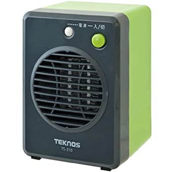 【未使用】【中古】TEKNOS モバイルセラミックヒーター グリーン TS-310|ムジカ&フェリーチェ店