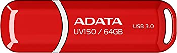 【未使用】ADATA USBメモリ USB3.2 Gen1 64GB キャップ付 レッド AUV150-64G-RRD
