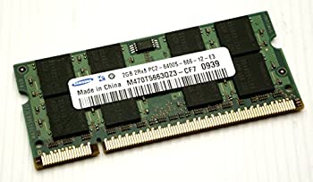 【中古-非常に良い】【2GB】 Samsung純正 ノートパソコン用DDR2メモリー 667Mhz SO-DIMM PC2-5300S (M470T5663QZ3-CE6)