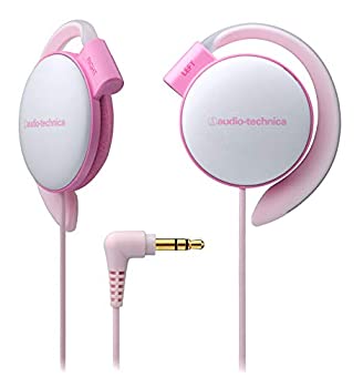 【未当て嵌める】【中古】audio-technica イヤフィットヘッドホン 耳掛け ともし火サクラ色 ATH-EQ500 LPK