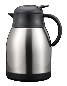 【未当て嵌める】【中古】パール金属 保温 卓上 時刻表 ポット 1.5L ステンレス鋼 繻子 イーシス2 H-6312