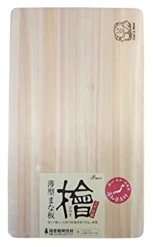 【中古-人並み外れたに似つかわしい】池川白木 まな板 ひのき S 日本製 自然的 約36×21×1.5糎