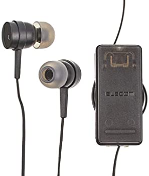 【未使用】【中古】エレコム ステレオイヤホン ステレオイヤホン コード巻取りリール付 ブラック EHP-CA3540RBK