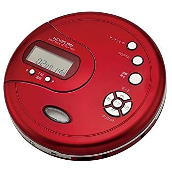 【未使用】【中古】コイズミ ポータブルCD SAD-3902/R [レッド]｜ムジカ＆フェリーチェ店