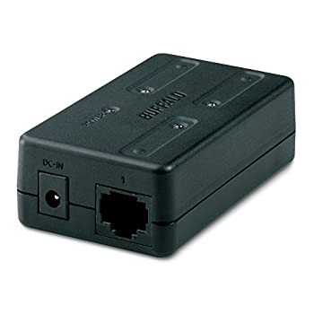【中古-非常に良い】BUFFALO 10/100Mbps対応 プラスチック筺体 AC&USB電源 3ポート ホワイト スイッチングハブ LSW-TX-3EP/CUW