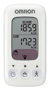 【未使用】【中古】オムロン(OMRON) 活動量計 カロリスキャン ヴァニラ HJA-310-W