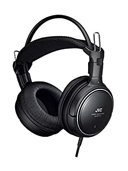 【中古-非常に良い】JVC HA-RZ710 密閉型ステレオヘッドホン 室内用(テレビ・ゲーム向け) 1.2m+延長2.3mコード付き