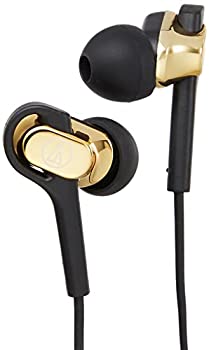 【未使用】【中古】audio-technica カナル型イヤホン バランスド・アーマチュア型 ゴールド ATH-CKB50 GD