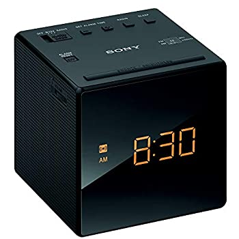 【中古】ソニー 時辰儀ラジオ受信機 ICF-C1 : FM/AM/広広としたFM相応う おやすみタイマー 黒いこと ICF-C1 B