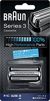 【未使用】【中古】ブラウン シェーバー替刃 シリーズ3用 ブラック F/C32B-6【正規品】