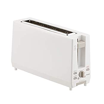 【中古-非常に良い】ツインバード トースター ポップアップトースター 2枚焼き 薄型11cm ホワイト TS-D404W