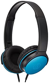 【未使用】【中古】audio-technica SoundReality ポータブルオンイヤーヘッドホン ターコイブルー ATH-AR1 BL