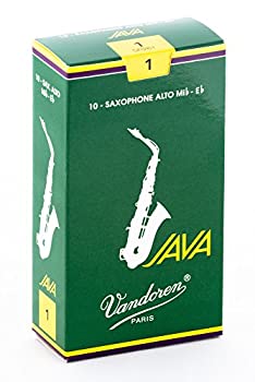 【中古】【輸入品・未使用】ボックスの10芦Vandoren Java緑のアルトサックスの強度1非常に低い