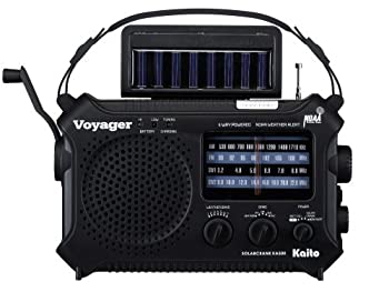 【中古】【輸入品・未使用】Kaito KA500BLK 5-Way パワードエマージェンシー AM/FM/短波 気象警報 ラジオ ブラック 並行輸入品|ムジカ&フェリーチェ店