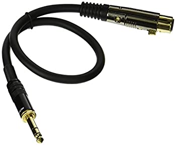 【中古】【輸入品・未使用】Monoprice 104767 1.5-Feet Premier Series XLR Female to 1/4-Inch TRS Male 16AWG Cable by Monoprice Inc. [並行輸入品]