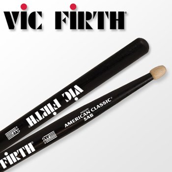 【中古】【輸入品・未使用】VIC FIRTH ドラムスティック AMERICAN CLASSIC 5A ブラックフィニッシュ VIC-5AB|ムジカ&フェリーチェ店